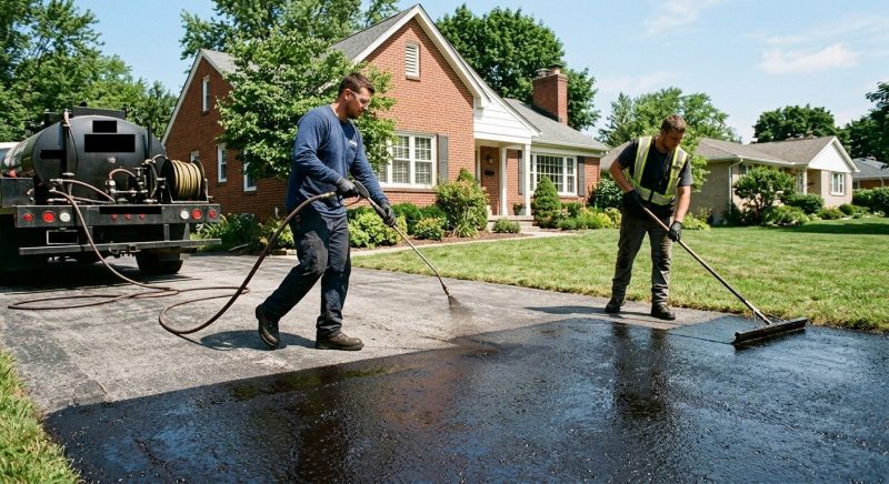Asphalt Resealing in Grand Rapids, MI