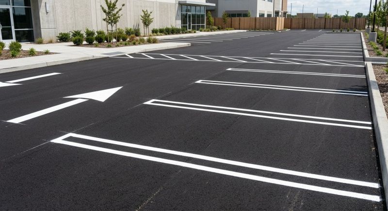 Asphalt Striping in Lawrenceville, GA