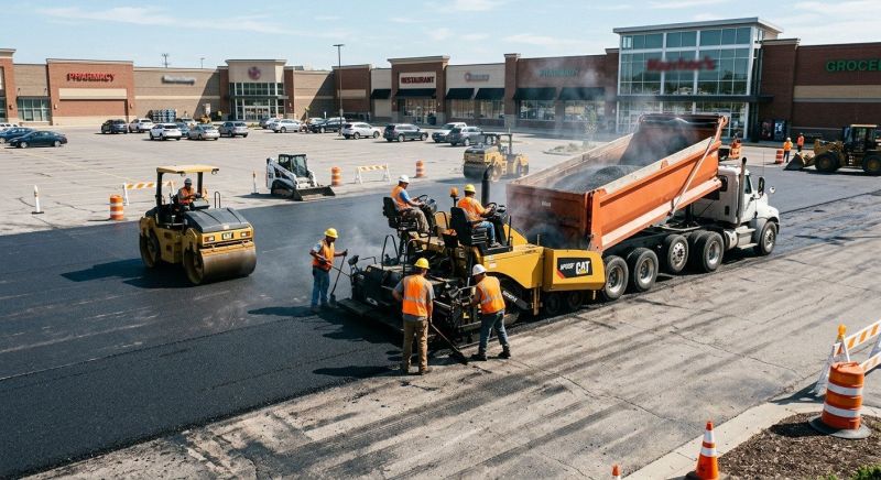 Industrial Asphalt Paving in Los Angeles, CA