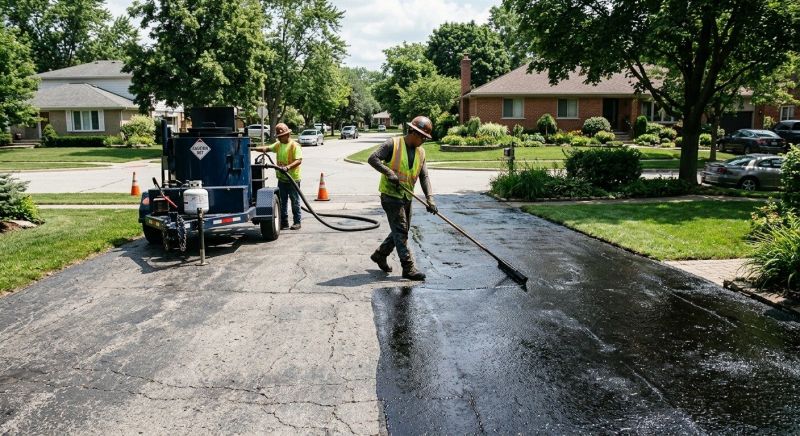 Tar Driveway Sealing in Denver, CO