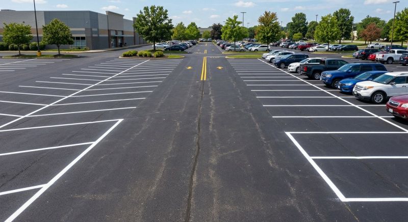 Asphalt Painting in Alpharetta, GA