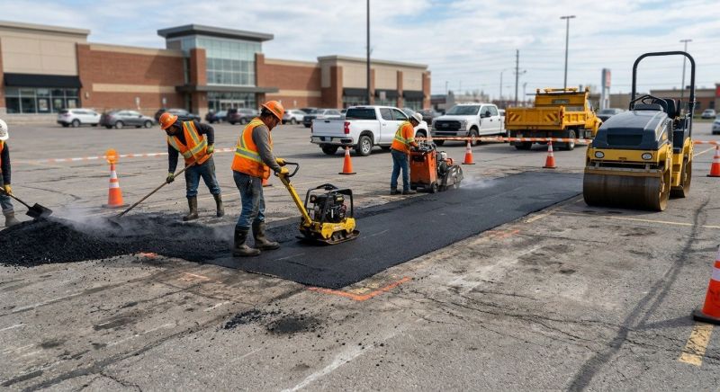 Asphalt Parking Lot Repair in Little Rock, AR