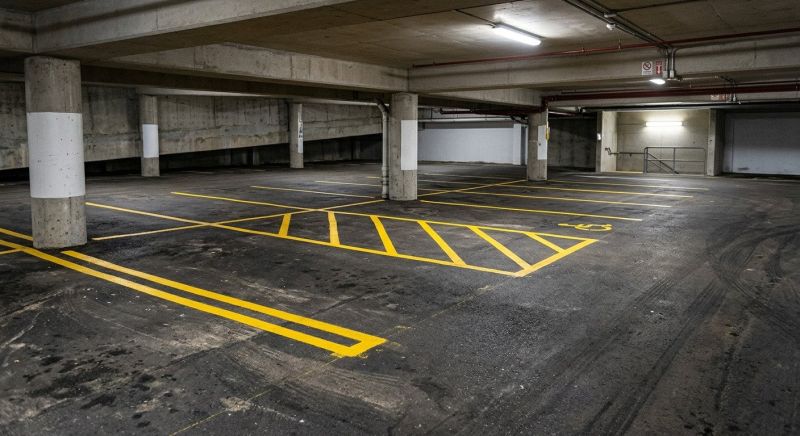 Asphalt Striping in Roswell, GA
