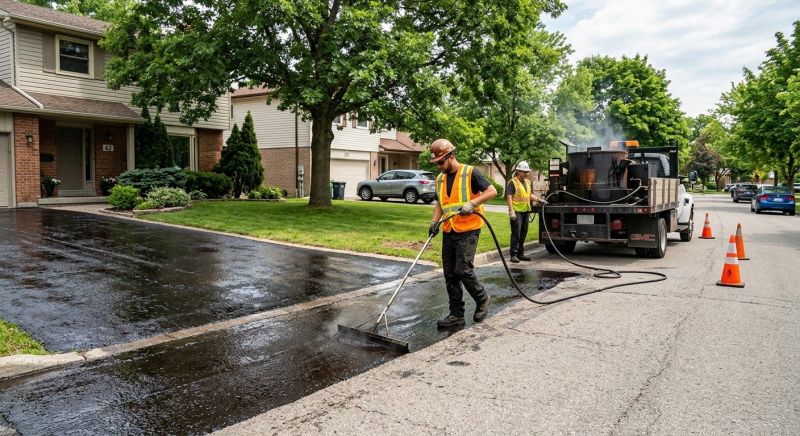 Blacktop Driveway Sealing in Denver, CO