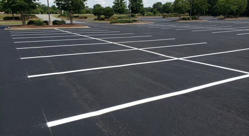 Church Parking Lot Striping in Roswell, GA