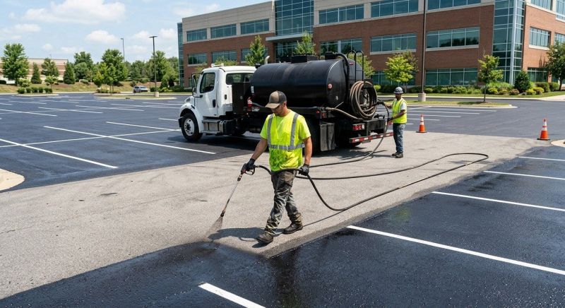 Commercial Asphalt Sealing in Grand Rapids, MI