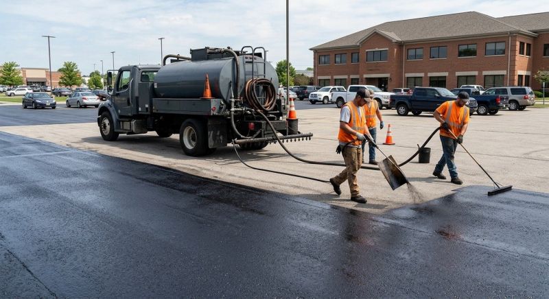 Commercial Asphalt Sealing in Denver, CO