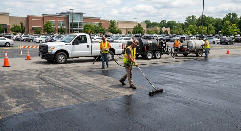 Commercial Parking Lot Sealing in Grand Rapids, MI