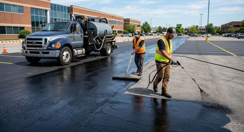 Commercial Parking Lot Sealing in Greenville, SC