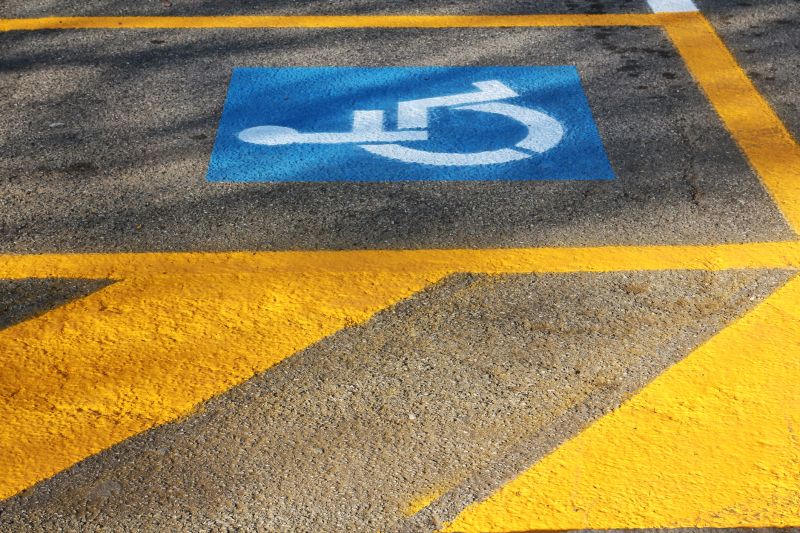 Disability Parking Marking in Suwanee, GA