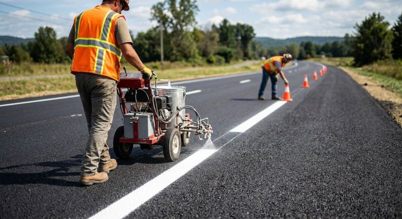 Line Striping Service in Suwanee, GA