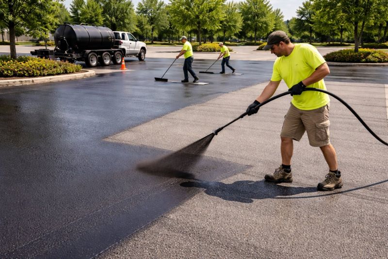 Lot Sealcoating in Grand Rapids, MI