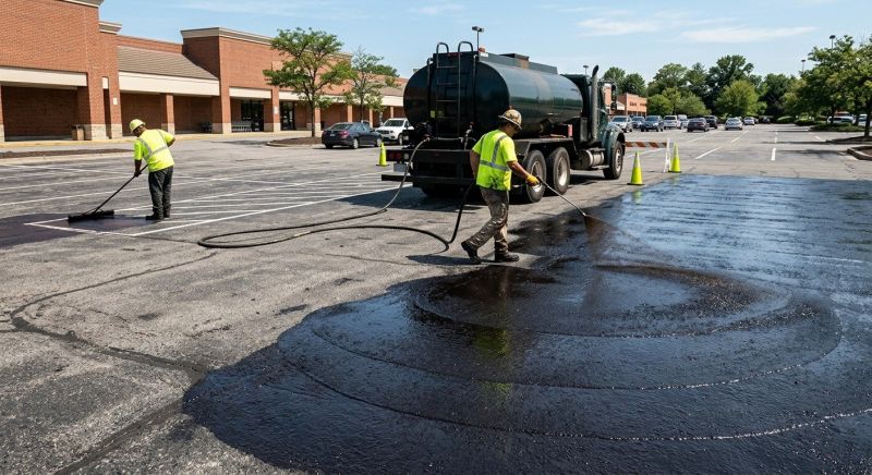 Lot Sealcoating in Grand Rapids, MI