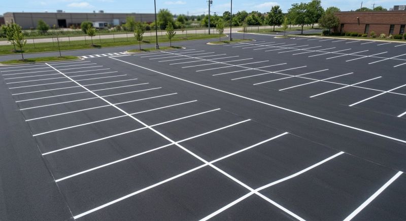 Parking Area Striping in Roswell, GA