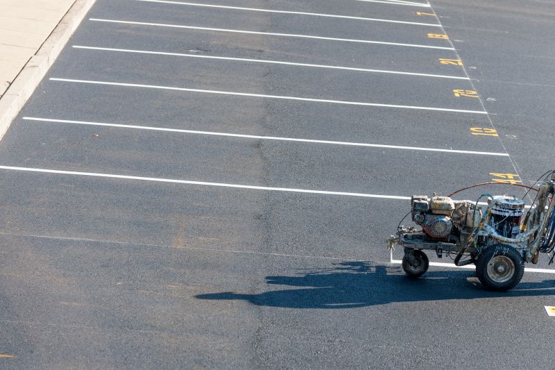 Parking Area Striping in Suwanee, GA