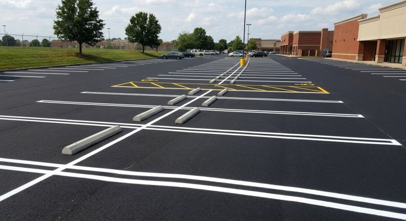 Parking Garage Striping in Suwanee, GA