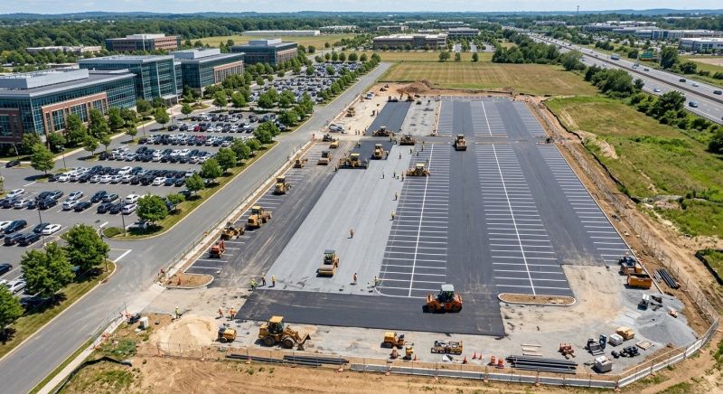 Parking Lot Asphalting in Little Rock, AR