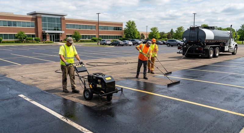 Parking Lot Resurfacing in San Antonio, TX