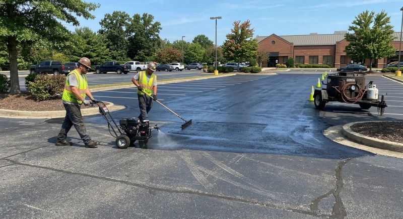 Parking Lot Sealcoating in Greenville, SC