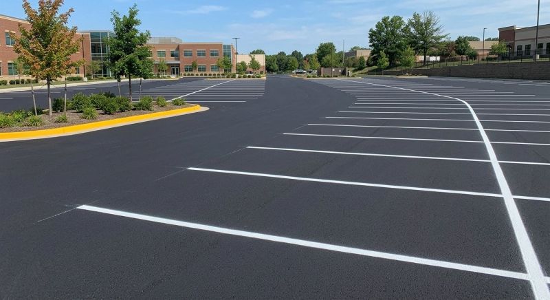 Parking Lot Striping in Roswell, GA