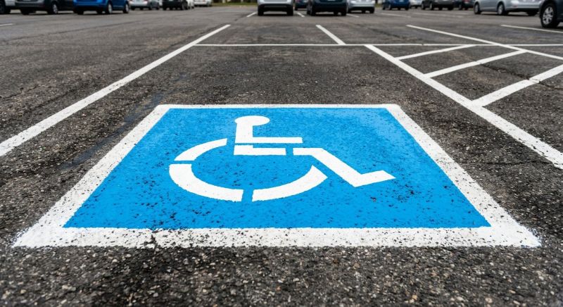 Parking Space Marking in Roswell, GA