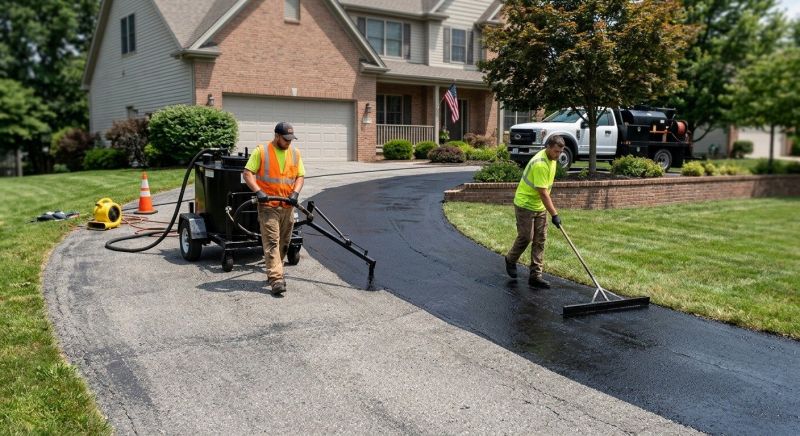 Residential Driveway Sealcoating in Columbus, OH
